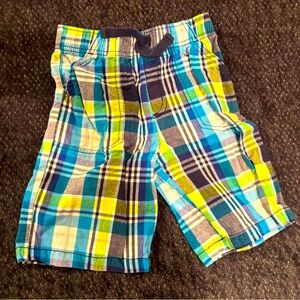 Plaid Kids Shorts
